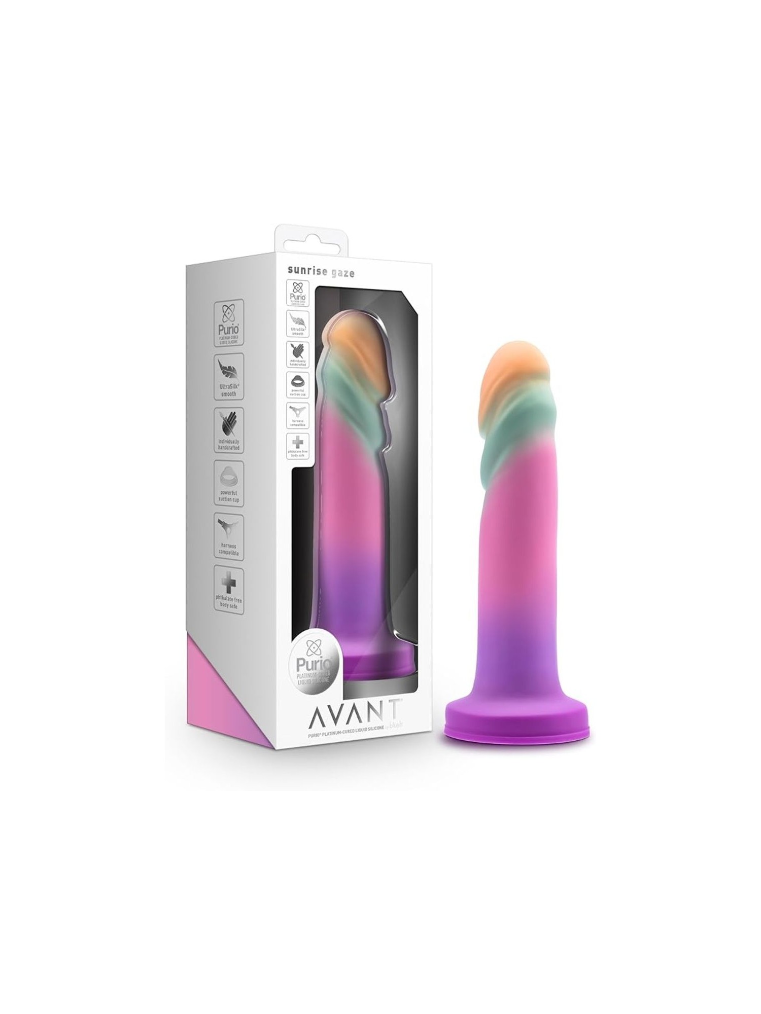 Blush Novelties - Avant Sunrise Gaze Sherbet Dildo - Diverse kleuren