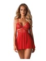 Obsessive - Babydoll Set - Red
