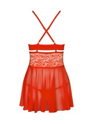 Obsessive - Babydoll Set - Red