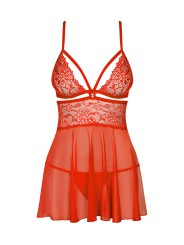 Obsessive - Babydoll Set - Red