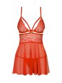 Obsessive - Babydoll Set - Red