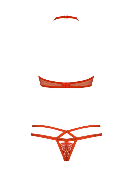 Obsessive - Alluring BH-set - Rood