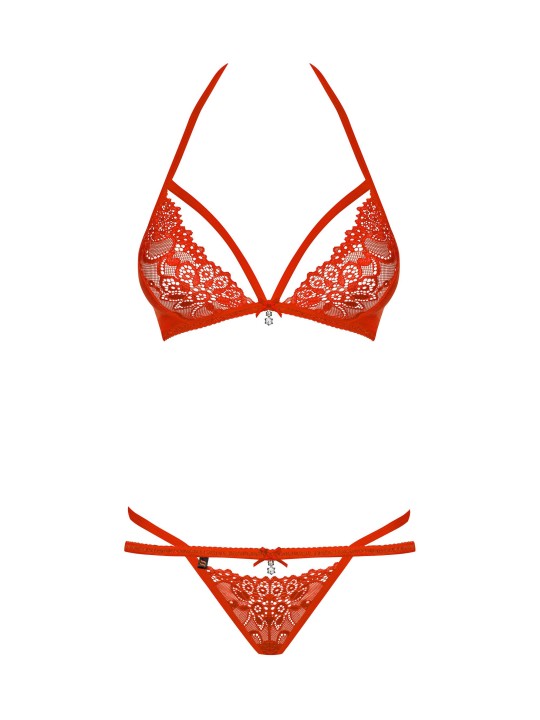 Obsessive - Alluring BH-set - Rood