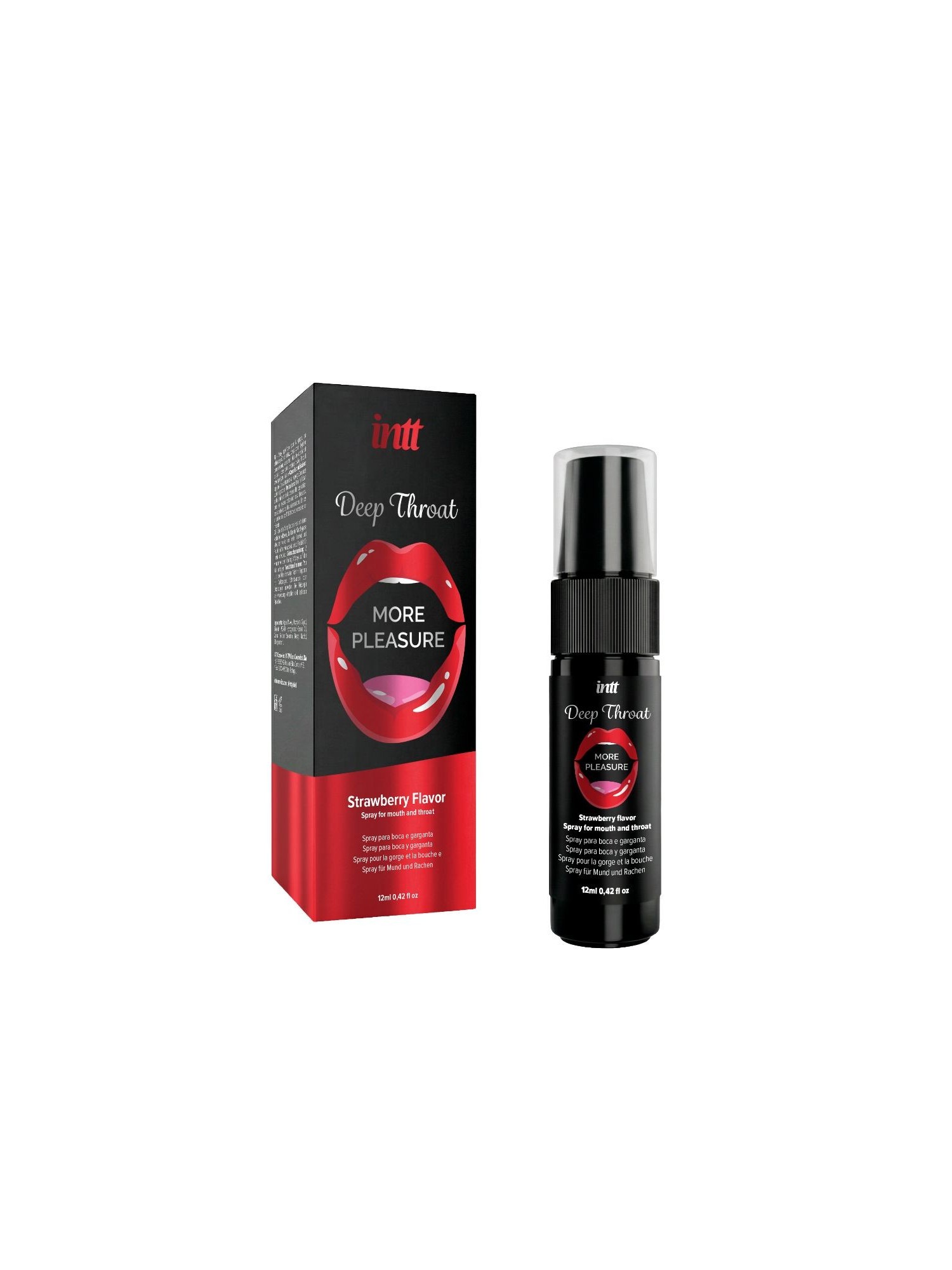 INTT - Spray Deep Throat Strawberry - 12 ml