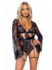 Set Body & Jacket All Romance - Black