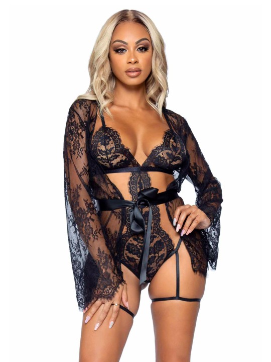 Set Body & Jacket All Romance - Black