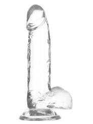 Crystal Addiction - Transparante Dildo - 19 cm