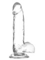 Crystal Addiction - Transparante Dildo - 19 cm