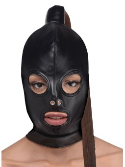 Bondage Hood With Ponytail