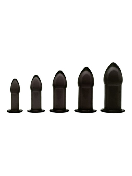 Master Series - 5 Piece Anal Trainer Set - Black