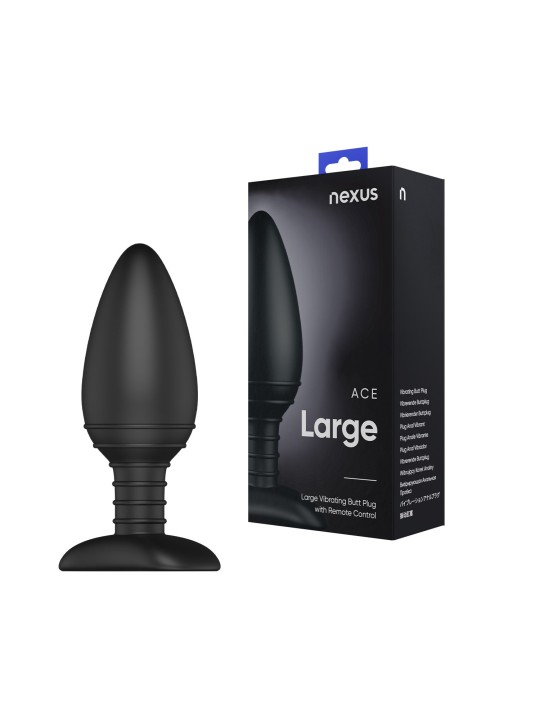 Nexus - Ace Vibrerende Buttplug - Large