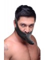 Master Series - Face Strap-On Mouth Gag with Dildo - Black