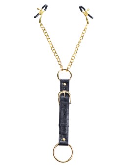 Penitentiary Nipple Clamps and Cock Ring Set