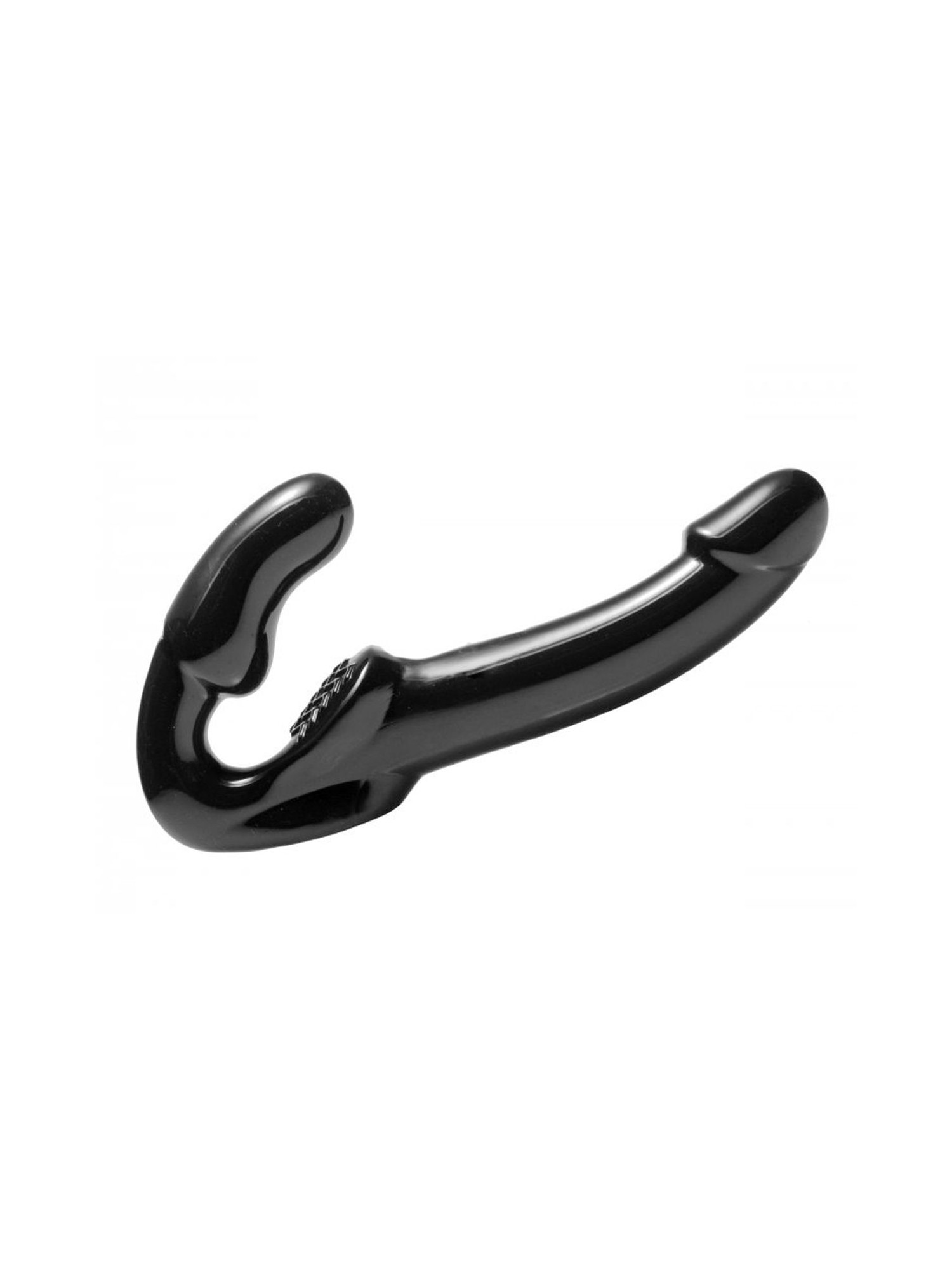 Strapless Voorbind Dildo - Zwart
