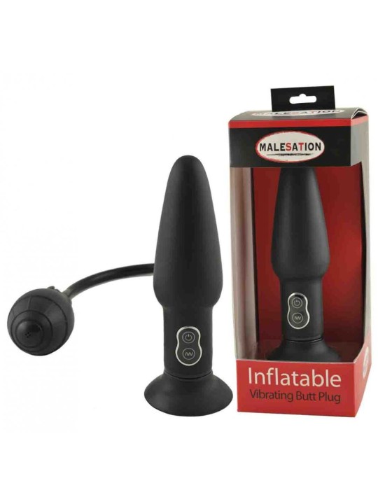 Inflatable Butt Plug With Vibration