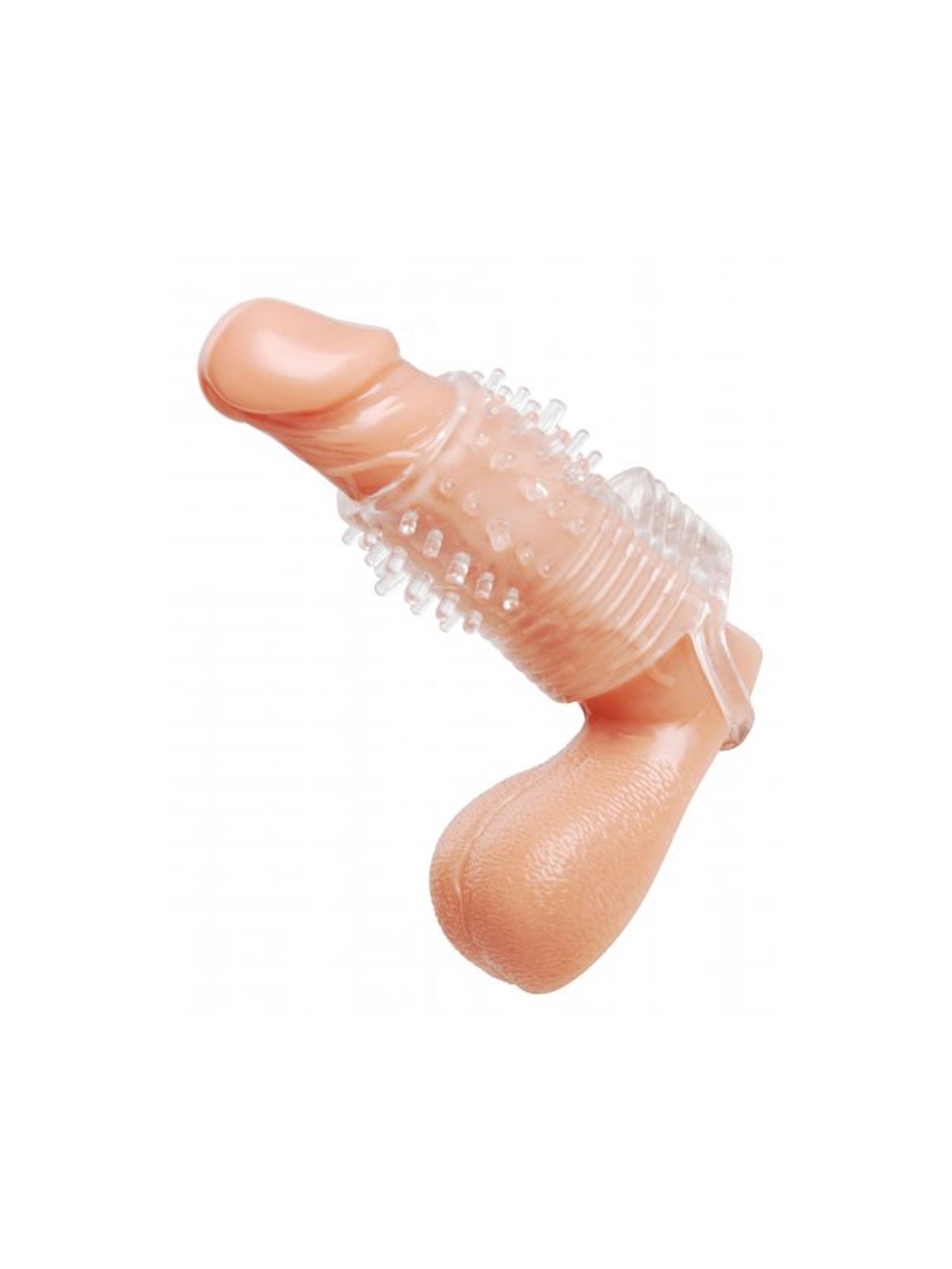 Size Matters - Clear Sensations Vibrerende Penis Sleeve - Transparant