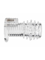 Size Matters - Clear Sensations Vibrerende Penis Sleeve - Transparant