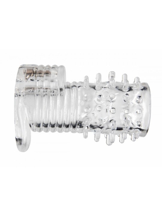 Size Matters - Clear Sensations Vibrerende Penis Sleeve - Transparant