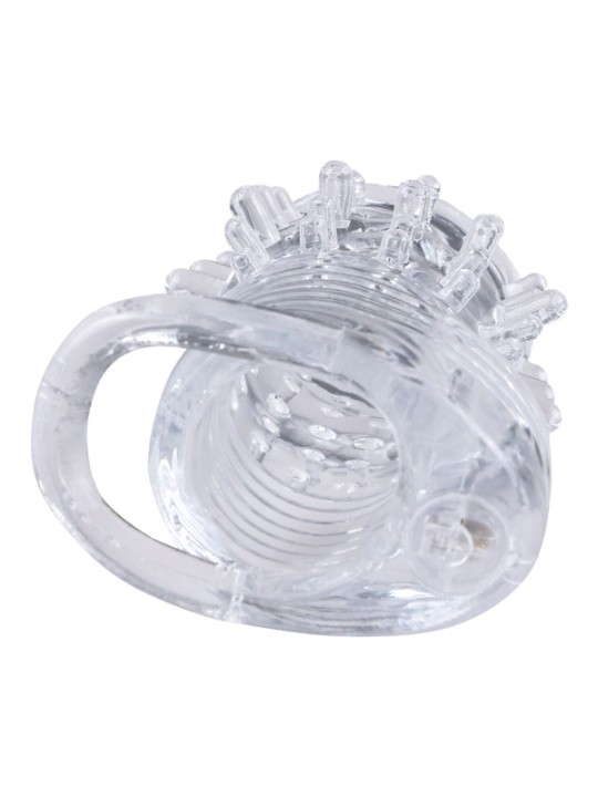 Size Matters - Clear Sensations Vibrerende Penis Sleeve - Transparant