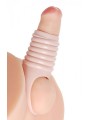 Size Matters - Really Ample - geribbelde penis sleeve