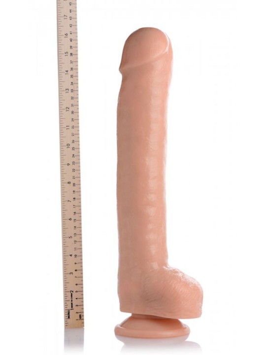 The Destroyer Realistische XXL Dildo Met Balzak - 32 cm