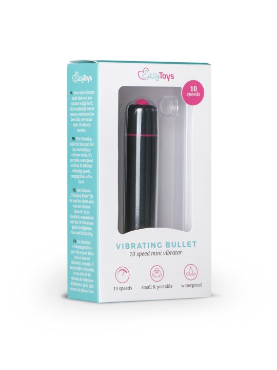 Bullet Vibrator 10 Standen - Zwart