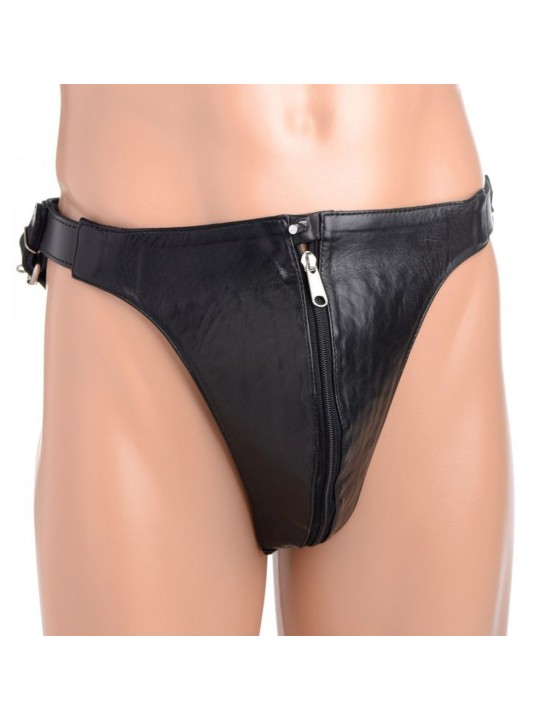 Spiked Leather Confinement Jockstrap