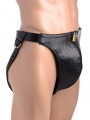 Spiked Leather Confinement Jockstrap