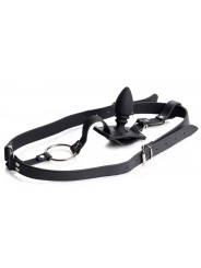 Harness With Cock Ring And Anal Plug