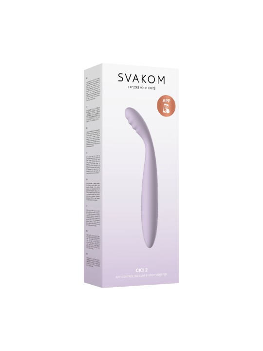 SVAKOM - Cici 2 Flexibele G-spot Vibrator - Lavendel