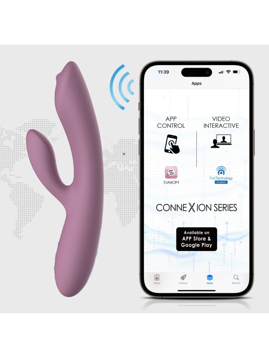 SVAKOM - Trysta Neo Rabbit G-spot Vibrator - Roze