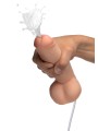 Dual Density Spuitende Dildo - 20 cm