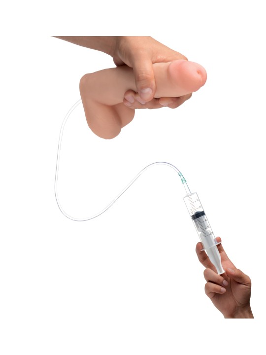 Dual Density Spuitende Dildo - 20 cm
