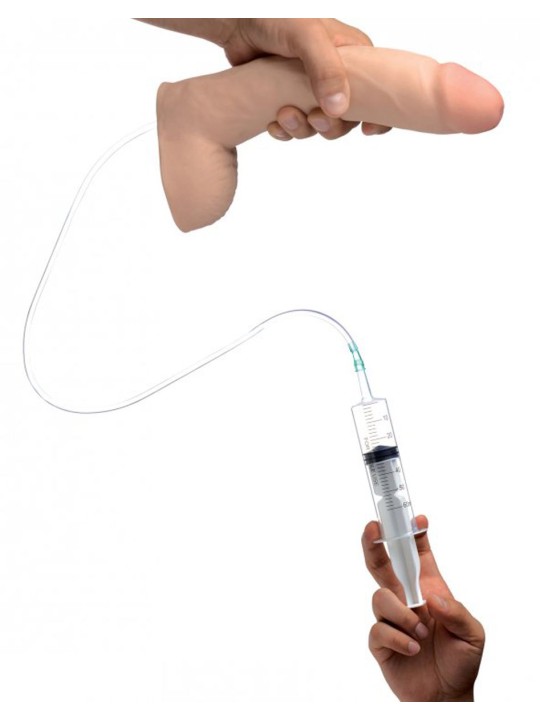 Dual Density Spuitende Dildo - 25 cm
