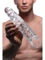 Extender Penis Sleeve With Nubs - Clear