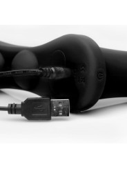 Double Take - Dubbele Vibrerende Strap-On - Zwart