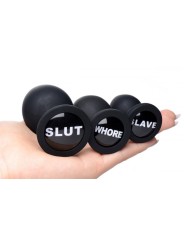 Dirty Words Buttplug Set