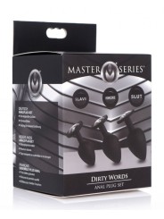 Dirty Words Buttplug Set