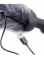 Vibrerende Anaal Plug Met Vossenstaart - Grijs
