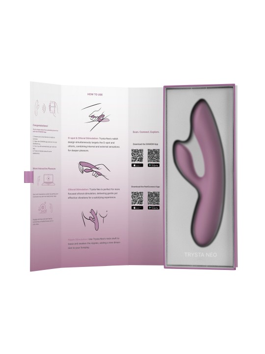 SVAKOM - Trysta Neo Rabbit G-spot Vibrator - Roze