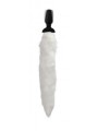 Vibrating Anal Plug With Fox Tail - White