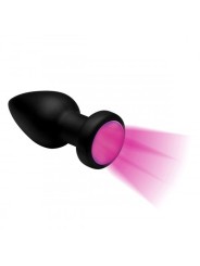 Booty Sparks - Vibrating LED Light Butt Plug - Medium