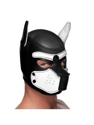 Spike Puppy BDSM Hood - Zwart/Wit