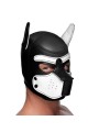 Spike Puppy BDSM Hood - Zwart/Wit