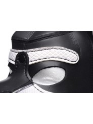 Spike Puppy BDSM Hood - Zwart/Wit