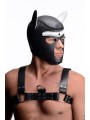 Spike Puppy BDSM Hood - Zwart/Wit
