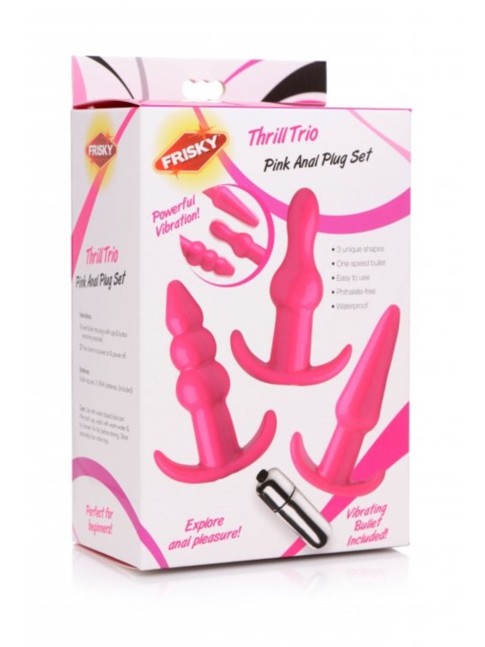 Thrill Trio Anaal Plug - Set van 3 - Roze