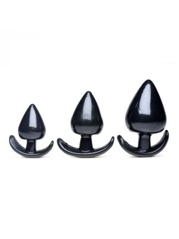 Triple Spades 3-Piece Anal Plug Set