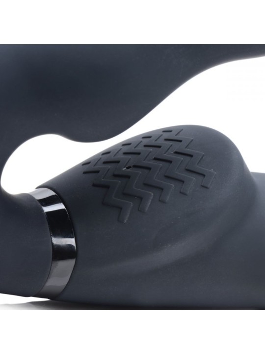 Swirl Vibrerende Strapless Strap-On - Black