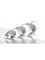 Master Series - Triple Cones Anaalplug Set van 3 - Transparant
